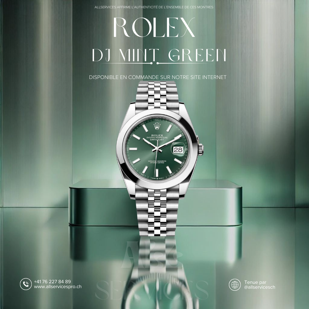 Rolex Datejust Mint Green